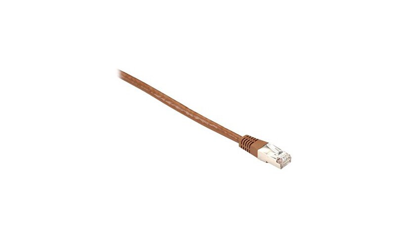 Black Box patch cable - 15 ft - brown