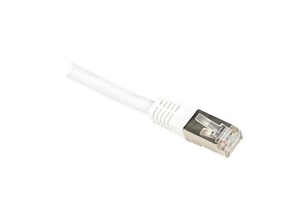 Black Box 6ft Double Shielded White CAT6 250Mhz Ethernet Patch Cable, 6'