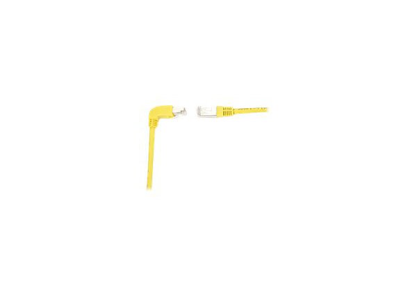 Black Box SpaceGAIN Down to Straight - patch cable - 1 ft - yellow