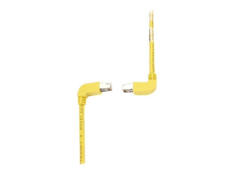 Black Box SpaceGAIN Down to Up - patch cable - 3 ft - yellow