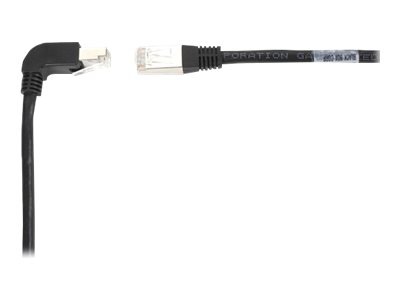 Black Box SpaceGAIN Down to Straight - patch cable - 6 ft - black