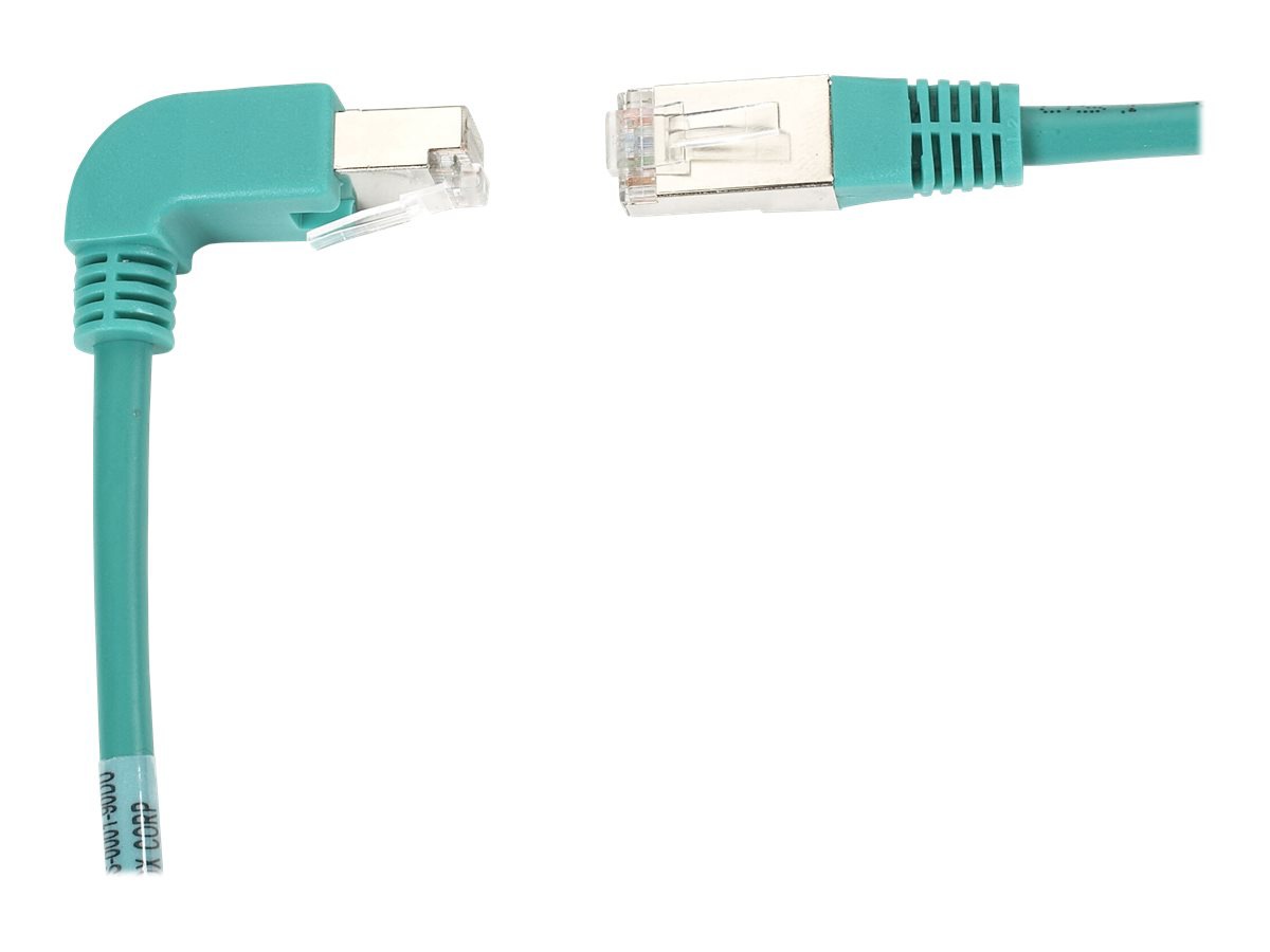 Black Box SpaceGAIN Down to Straight - patch cable - 1 ft - green