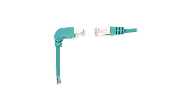 Black Box SpaceGAIN Down to Straight - patch cable - 3 ft - green