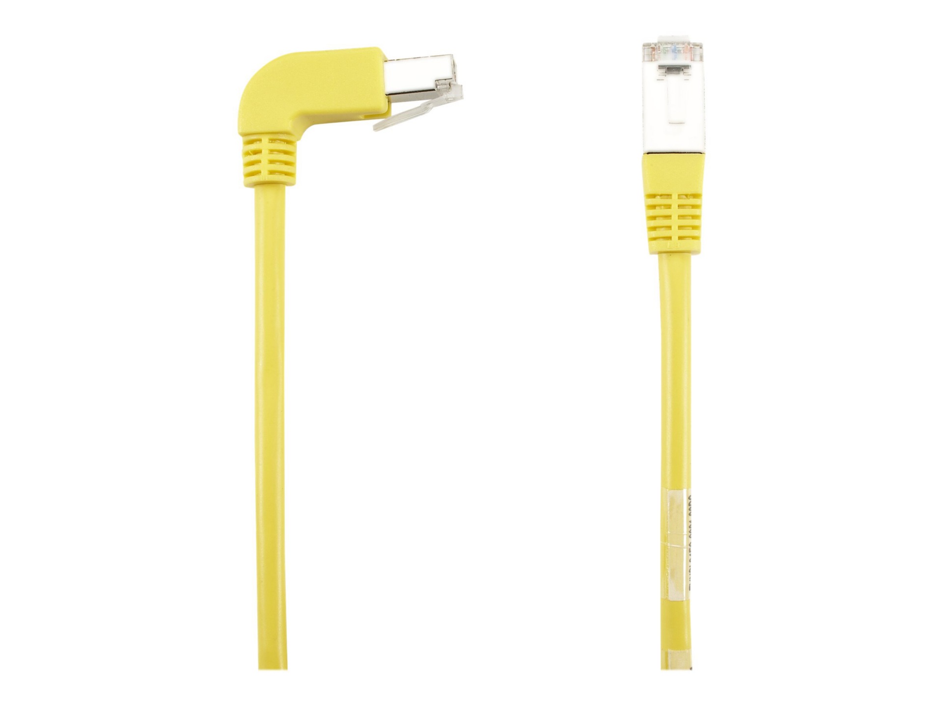 Black Box SpaceGAIN Down to Straight - patch cable - 1 ft - yellow