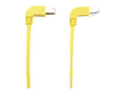 Black Box SpaceGAIN Down to Up - patch cable - 3 ft - yellow
