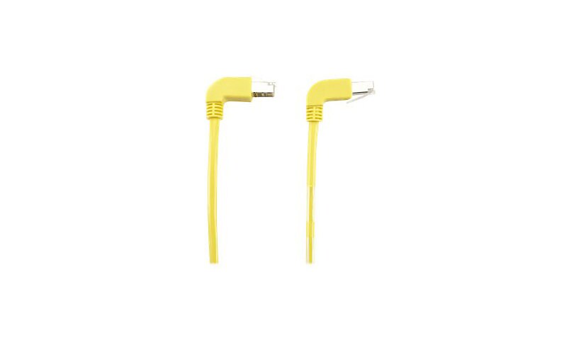 Black Box SpaceGAIN Down to Up - patch cable - 3 ft - yellow