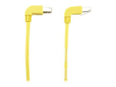 Black Box SpaceGAIN Down to Up - patch cable - 6 ft - yellow