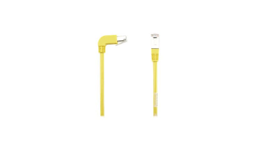 Black Box SpaceGAIN Down to Straight - patch cable - 10 ft - yellow