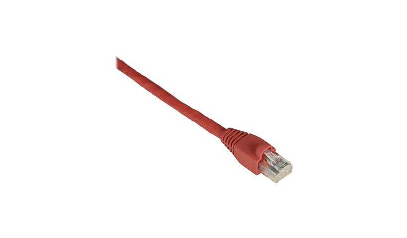 Black Box GigaTrue 1ft Cat6 550Mhz Gigabit UTP Red Snagless Cable 25 Pack