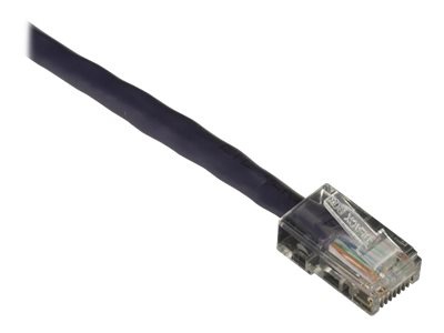Black Box 1ft Puple Cat5 CAT5e UTP Patch Cable, 350Mhz, No Boot, 1'