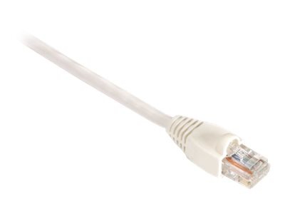 Black Box 50ft Cat5 CAT5e 350mhz White UTP PVC Snagless Patch Cable 50'