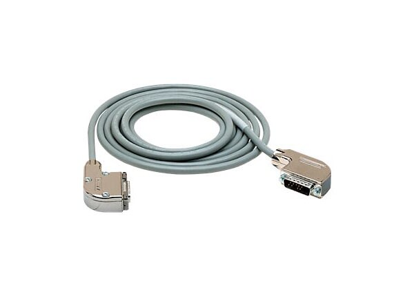 Black Box Ethernet Transceiver Cable IEEE 802.3 - Ethernet AUI cable - 6 ft - gray