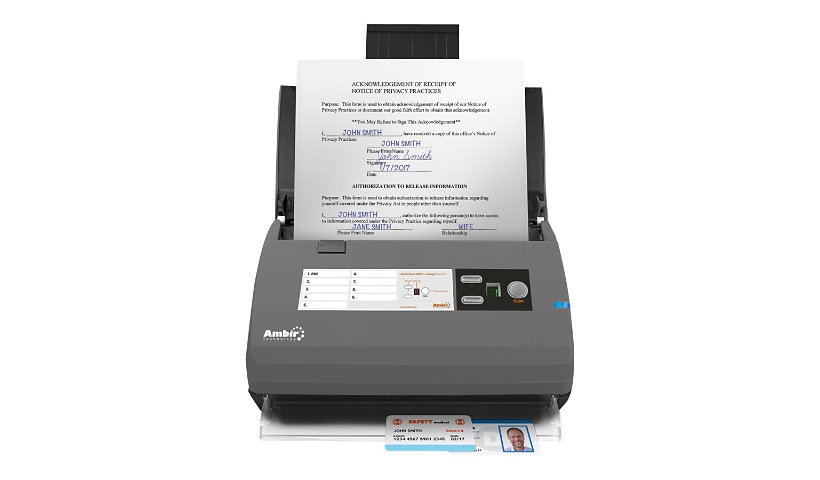 Ambir ImageScan Pro 830ix - for Athena Users - document scanner - desktop -