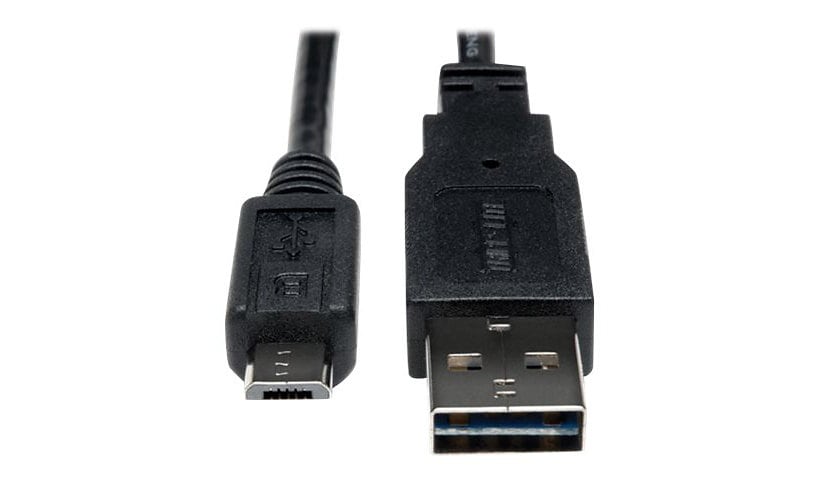 Tripp Lite 10ft USB 2.0 Hi-Speed Universal Reversible Cable M to Micro M