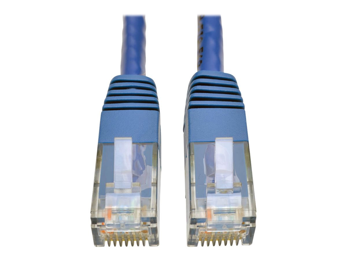 Eaton Tripp Lite Series Cat6 Gigabit Molded (UTP) Ethernet Cable (RJ45 M/M), PoE, Blue, 35 ft. (10.67 m) - patch cable -