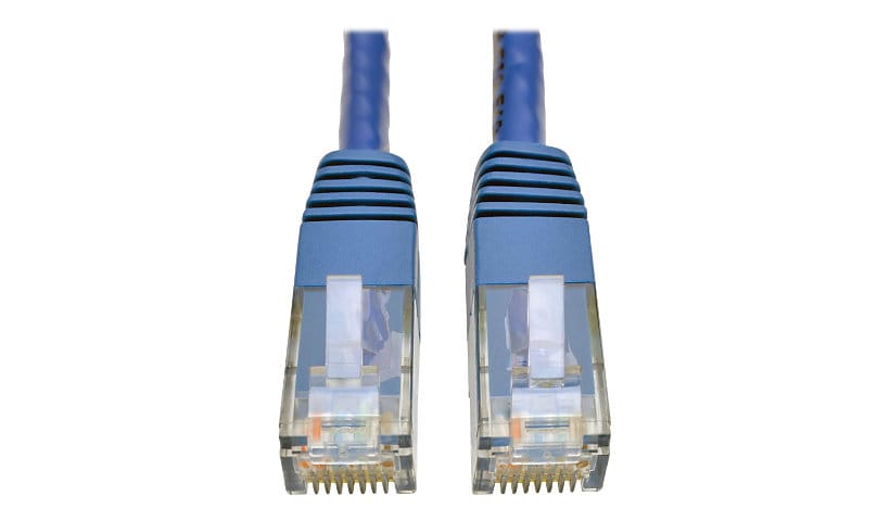 Eaton Tripp Lite Series Cat6 Gigabit Molded (UTP) Ethernet Cable (RJ45 M/M), PoE, Blue, 35 ft. (10.67 m) - patch cable -