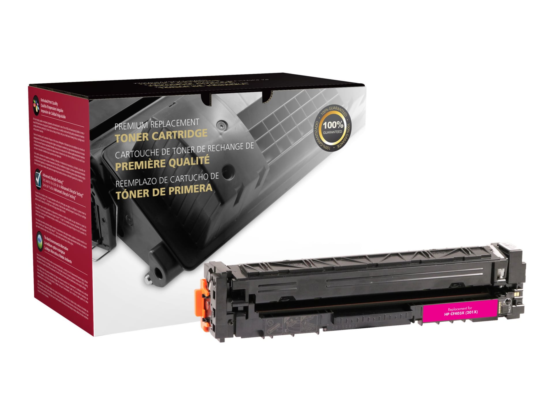 Clover Reman Toner for HP CF403X, Magenta, 2,300 page yield