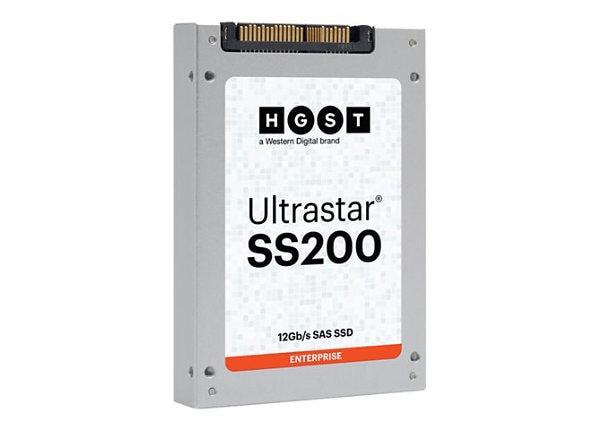 HGST Ultrastar SS200 Enterprise SDLL1HLR-076T-CCA1 - solid state drive - 7.68 TB - SAS 12Gb/s