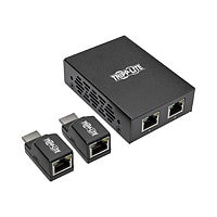 Tripp Lite 2-Port HDMI over Cat5/Cat6 Extender Kit, Power over Cable, Box-Style Transmitter, 2 Mini Receivers, 1080p @
