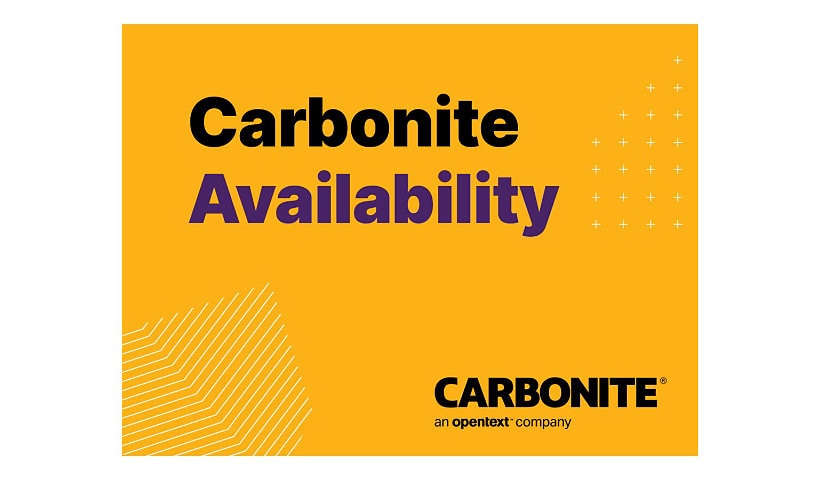 Carbonite Availability Physical Edition - license + 1 Year Maintenance & Support - 1 source server