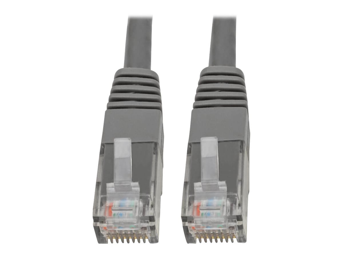 Eaton Tripp Lite Series Cat6 Gigabit Molded (UTP) Ethernet Cable (RJ45 M/M), PoE, Gray, 5 ft. (1.52 m) - patch cable - 5