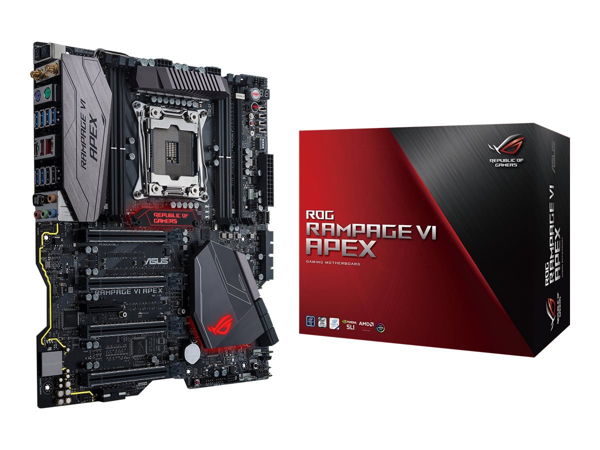 ASUS ROG RAMPAGE VI APEX - motherboard - extended ATX - LGA2066 Socket - X299