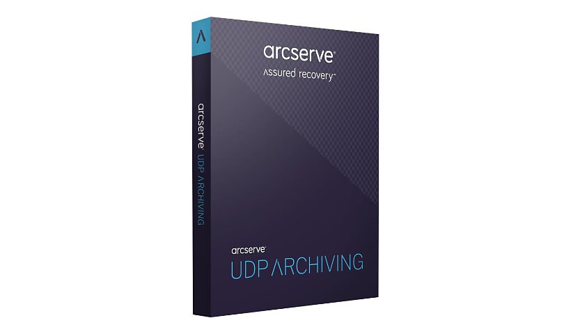 Arcserve UDP Archiving - Email (v. 6.0) - license - 1000 mailboxes