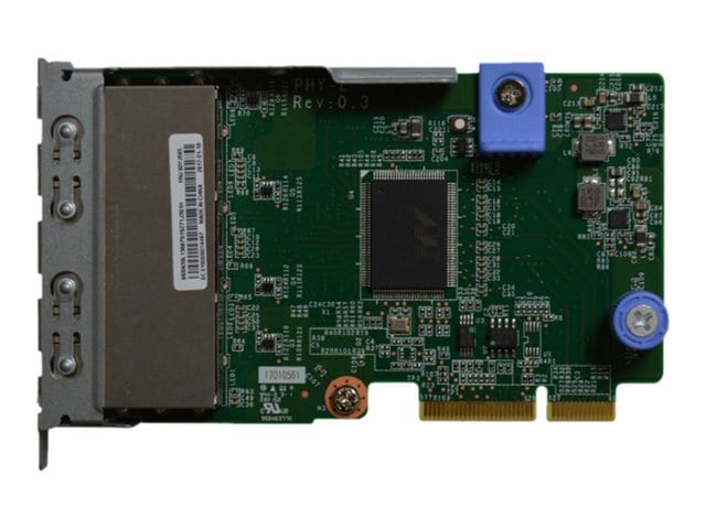 Lenovo ThinkSystem - network adapter - LAN-on-motherboard (LOM) - Gigabit Ethernet x 4