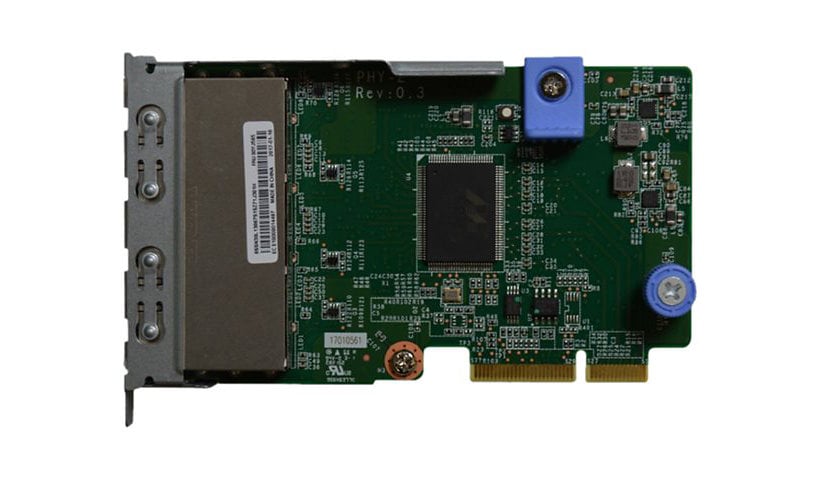 Lenovo ThinkSystem - network adapter - LAN-on-motherboard (LOM) - Gigabit Ethernet x 4