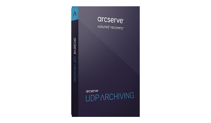 Arcserve UDP Archiving - Email (v. 6.0) - license - 5000 mailboxes