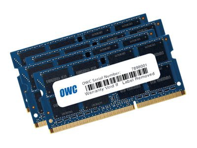 Other World Computing - DDR3 - kit - 32 GB: 4 x 8 GB - SO-DIMM 204-pin - 1867 MHz / PC3-14900 - unbuffered