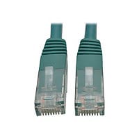 Eaton Tripp Lite Series Cat6 Gigabit Molded (UTP) Ethernet Cable (RJ45 M/M), PoE, Green, 1 ft. (0.31 m) - patch cable -