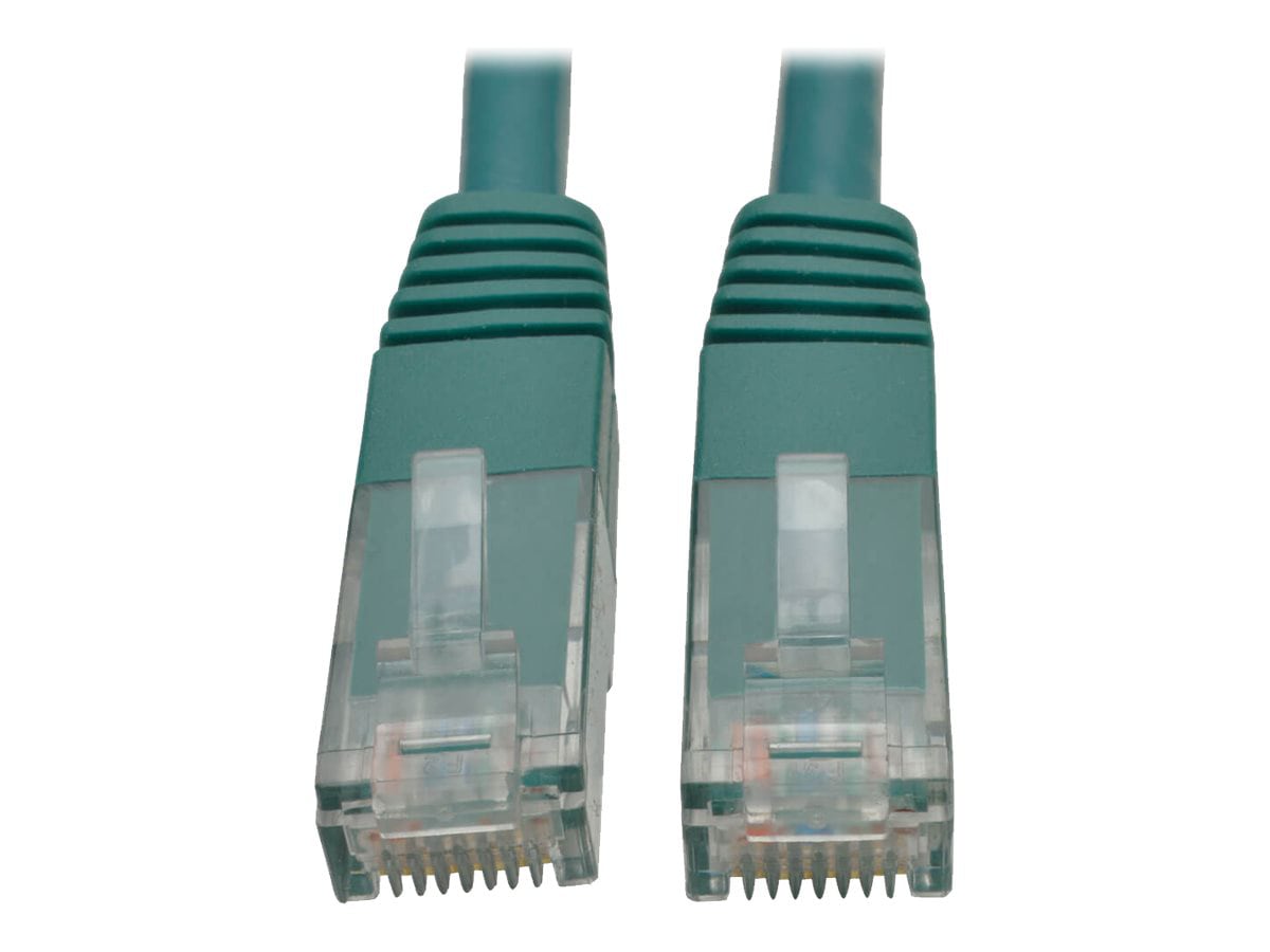Eaton Tripp Lite Series Cat6 Gigabit Molded (UTP) Ethernet Cable (RJ45 M/M), PoE, Green, 6 ft. (1.83 m) - patch cable -