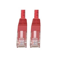 Eaton Tripp Lite Series Cat6 Gigabit Molded (UTP) Ethernet Cable (RJ45 M/M), PoE, Red, 6 ft. (1.83 m) - patch cable - 6
