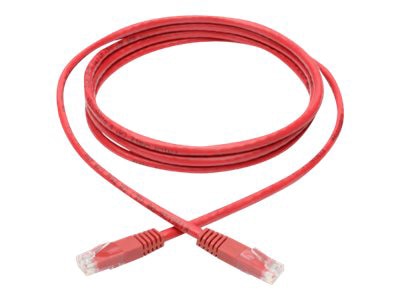 Thumbnail 2 of 5 for Eaton Tripp Lite Series Cat6 Gigabit Molded (UTP) Ethernet Cable (RJ45 M/M), PoE, Red, 6 ft. (1.83 m) - patch cable - 6