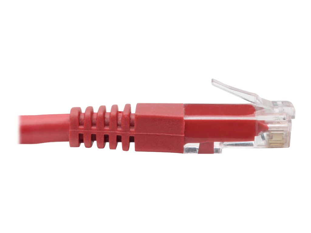 Thumbnail 4 of 5 for Eaton Tripp Lite Series Cat6 Gigabit Molded (UTP) Ethernet Cable (RJ45 M/M), PoE, Red, 6 ft. (1.83 m) - patch cable - 6