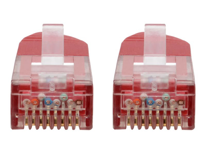 Thumbnail 5 of 5 for Eaton Tripp Lite Series Cat6 Gigabit Molded (UTP) Ethernet Cable (RJ45 M/M), PoE, Red, 6 ft. (1.83 m) - patch cable - 6