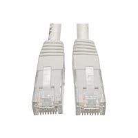 Tripp Lite Cat6 Cat5e Gigabit Molded Patch Cable RJ45 M/M 550MHz White 20ft