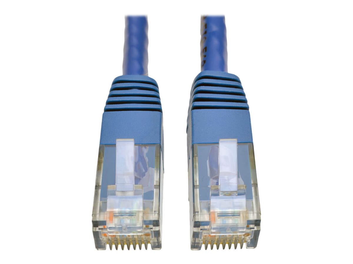 Eaton Tripp Lite Series Cat6 Gigabit Molded (UTP) Ethernet Cable (RJ45 M/M), PoE, Blue, 75 ft. (22.86 m) - patch cable -
