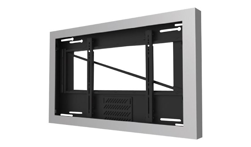 Peerless-AV Wall Kiosk Enclosure KIL655 enclosure - for flat panel - gloss black powder coat
