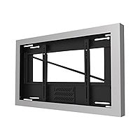 Peerless-AV Wall Kiosk Enclosure KIL655 enclosure - for flat panel - gloss black powder coat