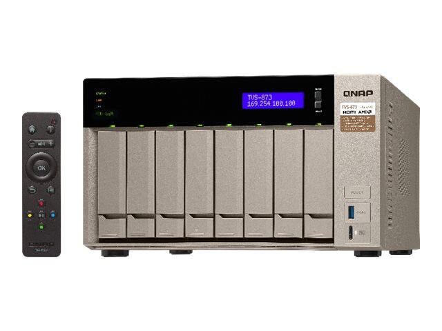 QNAP TVS-873 - NAS server - 0 GB