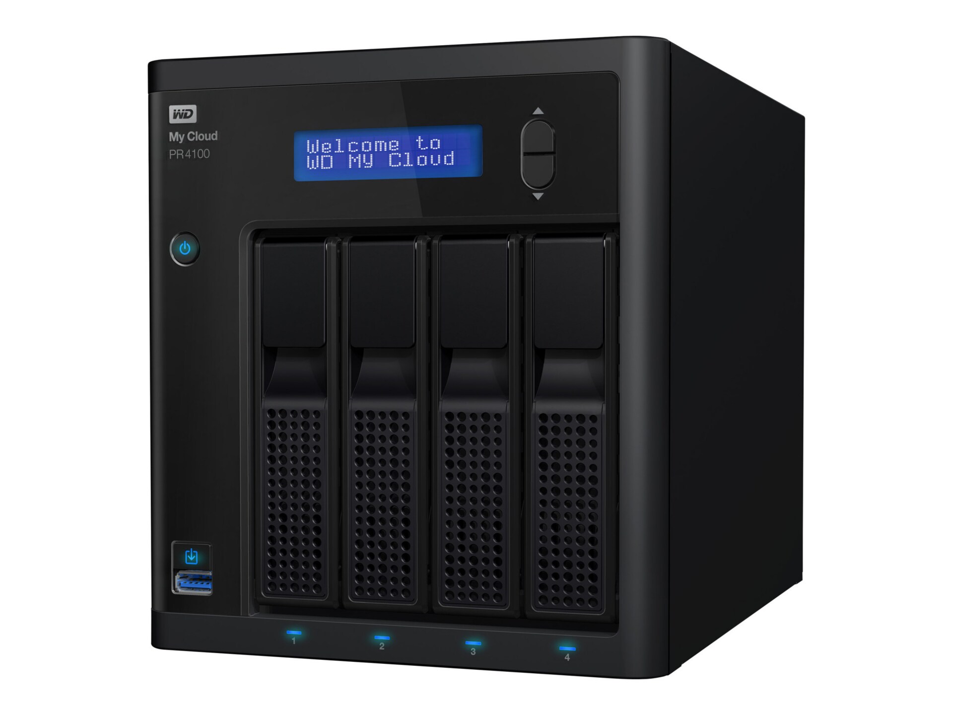 WD My Cloud PR4100 WDBNFA0400KBK - NAS server - 40 TB - WDBNFA0400KBK-NESN - Network Attached 