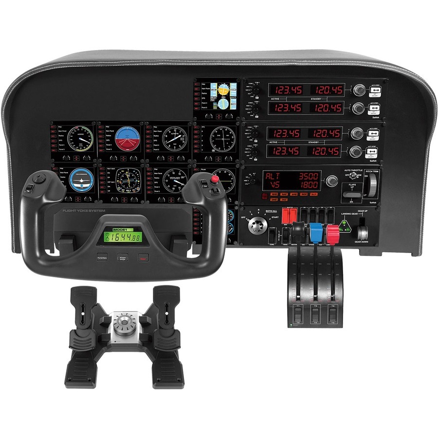 Thumbnail 3 of 4 for Saitek Flight Throttle Quadrant Professional Simulation Axis Levers