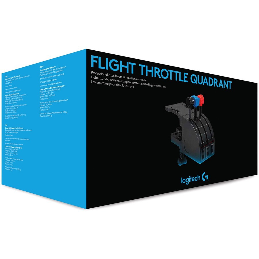Thumbnail 4 of 4 for Saitek Flight Throttle Quadrant Professional Simulation Axis Levers