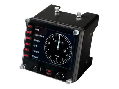 Thumbnail 2 of 15 for Saitek Flight Instrument Panel - LCD Multi-Instrument Controller - Black