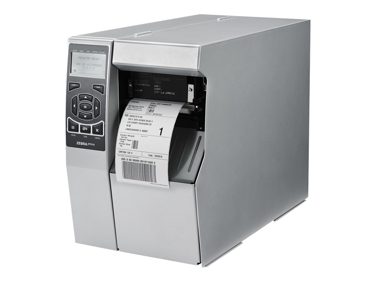 Zebra ZT510 - Industrial Series - label printer - B/W - direct thermal / thermal transfer