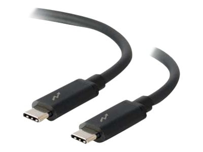 C2G 1.5ft Thunderbolt 3 Cable (40Gbps) - Thunderbolt cable - Black