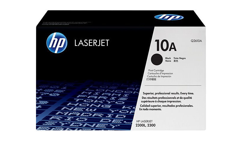 HP 10A (Q2610A) Original Toner Cartridge - Single Pack