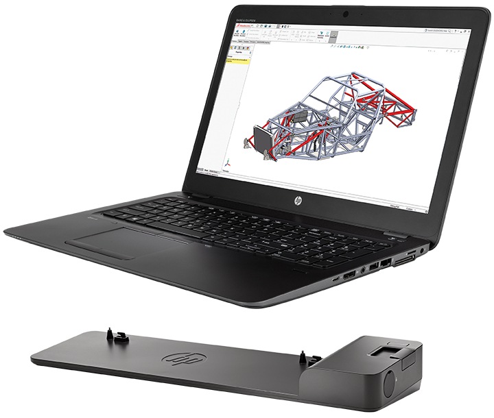 HP SB ZBOOK 15 G4 I7-7500U 512GB 16GB W10P - Includes docking station!